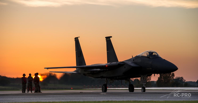 Illustration for article titled This Photo Tour Of The USAF's "Grim Reapers" F-15 Squadron Will Give You Shivers